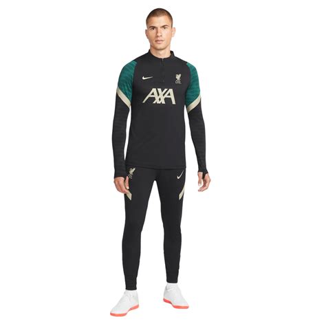 nike liverpool strike drill trainingspak 2021-2022 zwart lichtgrijs groen|Nike Liverpool Strike Drill Trainingstrui 2021.